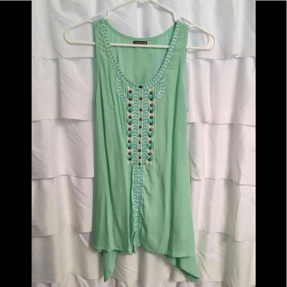 Earthbound trading company mint tank Nwot